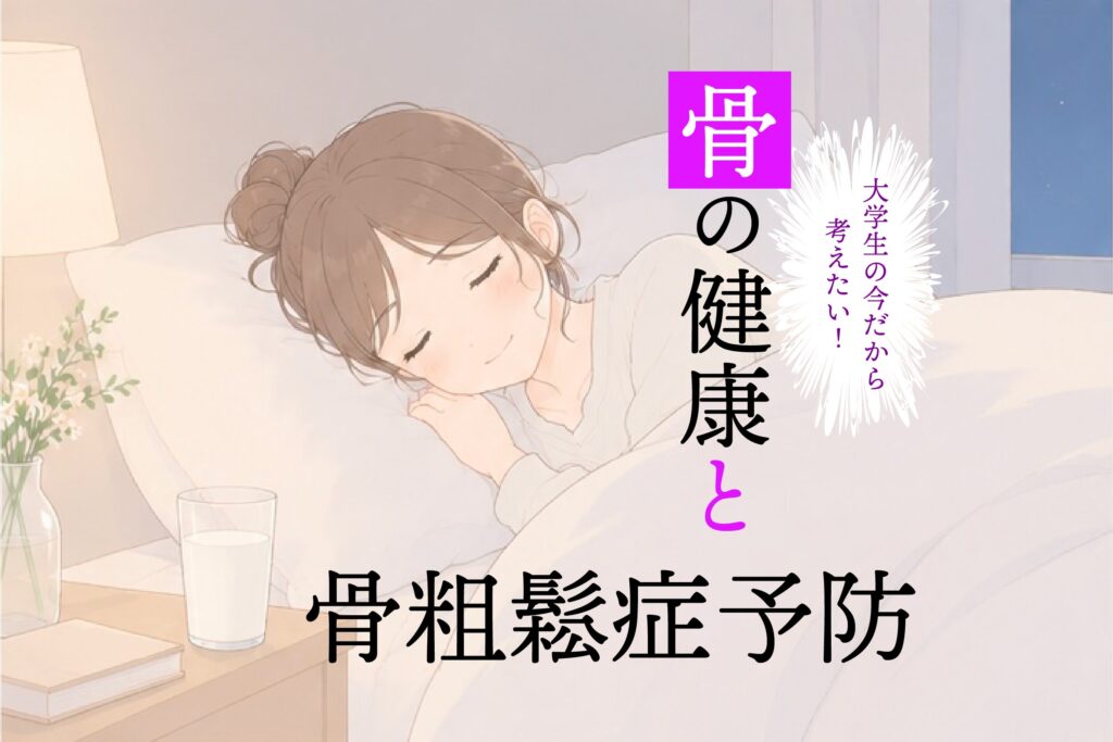 大学生の今だから考えたい！ 骨の健康と骨粗鬆症予防（日本栄養大学 学生企画）